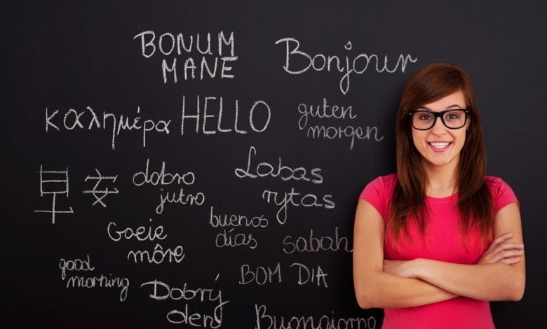 Mujer que decidió aprender un nuevo idioma