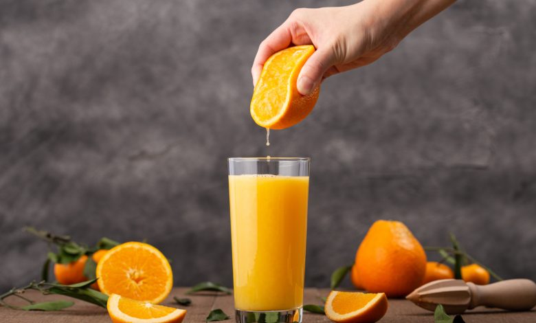 ejercicio / jugo de naranja con zanahoria 