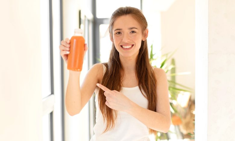 jugo de naranja con zanahoria / retinol