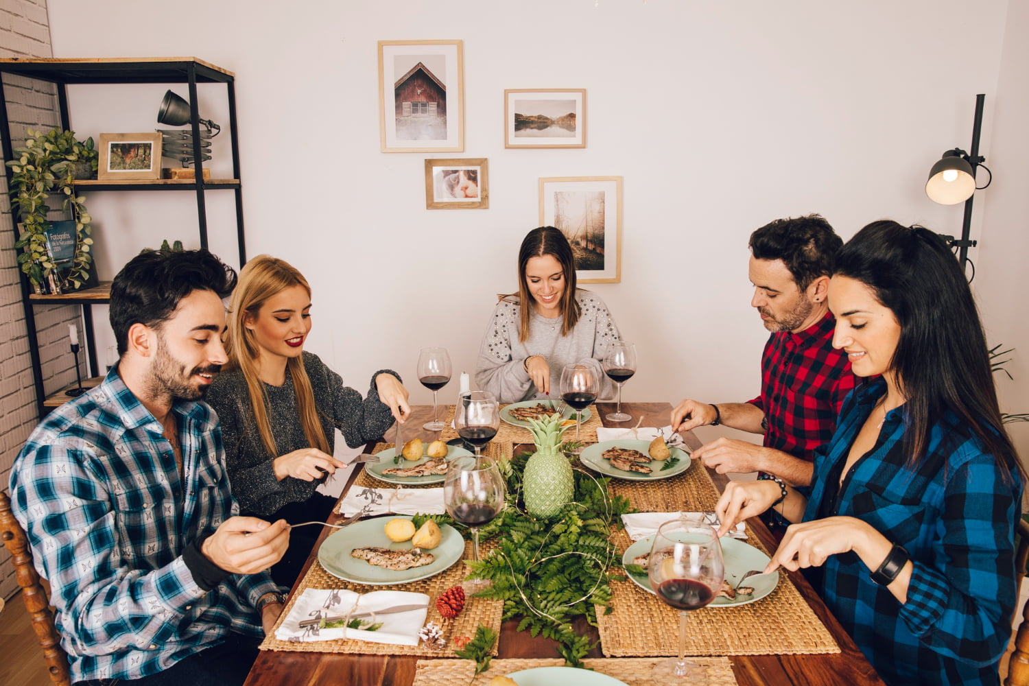 invitación para comer