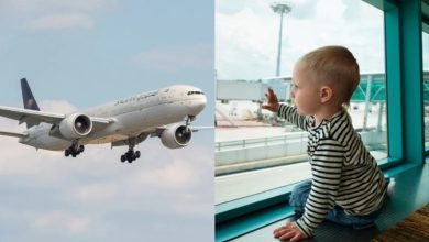 Cuando su avión despegó, se dio cuenta de que había olvidado a su hijo en el aeropuerto