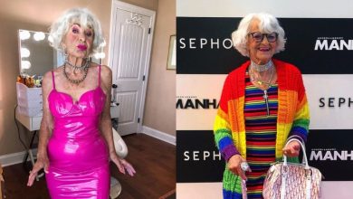 A sus 94 años, a esta abuelita no le importa la mirada de los demás y se muestra orgullosa con atuendos sexys en las redes sociales